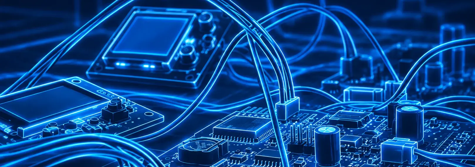 Illustration of electronic product engineering