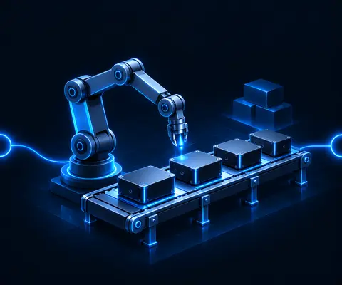 manufacturing scale up engineering illustration